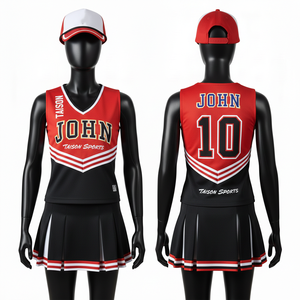 Maillot de cheerleading pour femmes en polyester GSM Interlock jaune, noir et blanc avec logo personnalisé par sublimation - Product Image 3