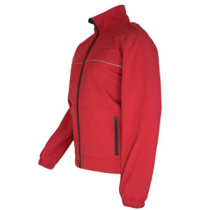 Jimieson Apparel Men's <b>Red</b> Polyester Puffer <b>Jacket</b> <b>Waterproof</b> Windproof Casual Winter Coat Regular Sleeve Solid Color Zipper - Product Image 4