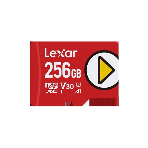 Lexar PLAY 256GB for MicroSDXC UHS-I Card With Plastic Case 256GB Storage Model LMSPLAY256G-BNNNG