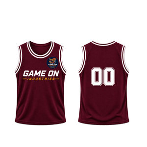 High Quality Breathable <b>Mesh</b> <b>Plus</b> <b>Size</b> Casual Summer Basketball Shirt Sublimation Print Custom Athletic Tank Sport Team Uniform - Product Image 5