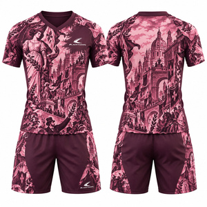 Nuevo Uniforme de Fútbol, Ropa Deportiva al por Mayor, Mejor Precio, Secado Rápido, Ajuste Delgado, Uniforme de Fútbol Unisex con Nombre de Equipo Personalizado - Product Image 4