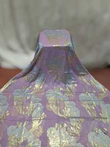 Tela de Chifón Jacquard Fransawi Somalí Auténtica de la Mejor Calidad, con Trabajo Intrincado de Brillo, para Vestido de Novia - Product Image 3