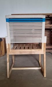 Silla de comedor de madera de teca maciza y tejido de cuerda sin cojín de KAG Furniture - Product Image 5
