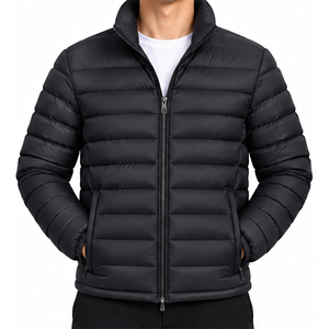 Veste matelassée premium pour homme, personnalisable, d'hiver, chaude, décontractée, style streetwear, fabricant OEM ODM, marque privée - Product Image 1