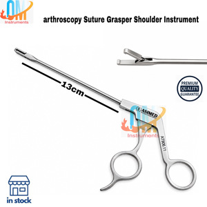 Pince à sutures pour réparation artroscopique de l'épaule, manipulateur et récupérateur de sutures – Instrument chirurgical en acier inoxydable allemand de qualité supérieure - Product Image 1
