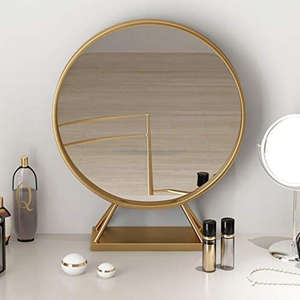 Very Elegant <b>Vanity</b> <b>Mirror</b> With Jewelry Display Tray Black Coated High Grade Quality Adjustable Advance <b>Vanity</b> <b>Mirror</b> With Stand - Product Image 4