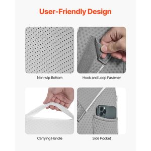 Juego de 3 Almohadas Ortopédicas Ajustables para Cama con Funda Lavable de Jacquard - Product Image 6