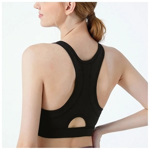 High Quality Gym Workout Adjustable <b>Strap</b> Sports <b>Bra</b> For Women Designer Custom Nylon Spandex Fitness Yoga Sports <b>Bra</b> - Product Image 3