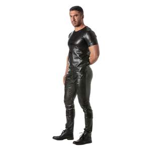 Combinaison Kinky Easy Access noire pour homme, tenue de club fetish, extensible, coupe ajustée, sexy, pour soirée - Product Image 3
