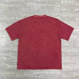 Custom 100% Cotton Screen Print Tee Heavyweight Oversized Boxy <b>Tshirt</b> Vintage Acid Wash T Shirt for Men - Product Image 3