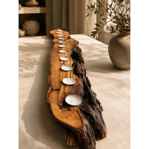 Wholesale Handmade Wood <b>Tea</b> <b>Light</b> <b>Holder</b> Customized Shape Eco Friendly Durable Heat Resistant Easter Home Decoration - Product Image 5