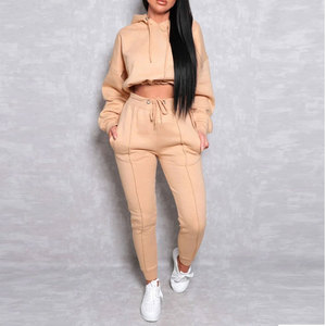 Conjunto Casual de Dos Piezas para Mujer, Top Corto, Tela Transpirable, Ropa Deportiva, para Gimnasio, Entrenamiento, Yoga, Diseño de Dos Piezas - Product Image 1