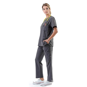 Medical <b>Doctor</b> Nurse Hospital Uniforms Pants Uniforms <b>Sets</b> Fit Jogger Hospital Uniforms Nursing Suit - Product Image 1