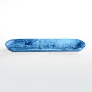 Cuenco decorativo de resina epoxi de lujo, hecho a mano por artesanos, centro de mesa y cuenco para servir para una mesa de comedor de lujo, de la India. - Product Image 1