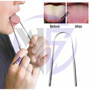 Raspador de Lengua de Acero Inoxidable de Grado Quirúrgico, Suministro al por Mayor para Empresas de Fabricación Médica, Instrumentos Wenquar - Product Image 2