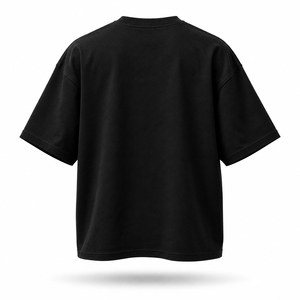เสื้อยืดผู้ชายลายกราฟิกฮาโลวีนสีดำทรงโอเวอร์ไซส์ ผ้าฝ้าย พิมพ์ลายฟักทองและพระจันทร์สุดหลอน แขนสั้น สไตล์โกธิค สตรีทแวร์ รับผลิตแบบ OEM - Product Image 3