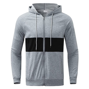 Sweats à capuche zippés style veste, tissu confortable pour un usage quotidien - Product Image 1