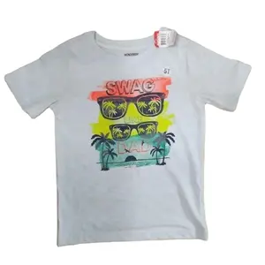 Camiseta con estampado de FASHANABOLE para niños, manga corta