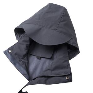 Vente en gros 2024 veste coupe-vent en toile légère pour hommes imperméable sport personnalisé bouffant avec fermeture à glissière col à capuche - Product Image 6