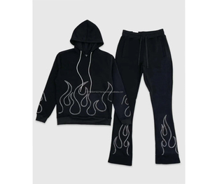 Chándal Deportivo de Invierno 2026 para Hombre, Estilo Urbano, Sólido, Transpirable, 100% Algodón, Corte Regular, Personalizado, de Alta Calidad - Product Image 6