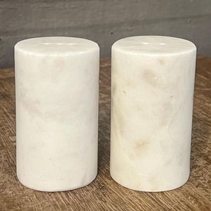 Kitchen decor classy tabletop accessory luxury counter top decor artisan marble kitchenware decorative salt <b>pepper</b> - Product Image 4