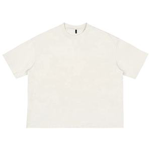 T-shirt personnalisé pour homme, coupe droite, 100% coton de haute qualité, 280g, effet délavé, col en toile, design uni, motif uni - Product Image 2