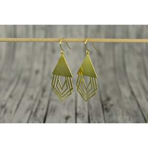 Modèle 133 F en cuivre et laiton, fabrication artisanale, bijoux écologiques et tendance pour les fêtes, accessoire en cristal durable, vente chaude de qualité supérieure - Product Image 2