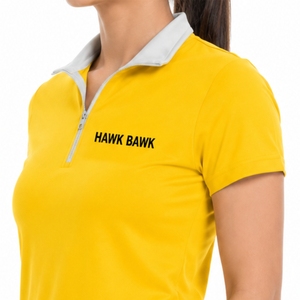 Camiseta polo con cremallera para mujer, calidad premium, tela suave y cómoda, diseño de manga corta, cierre frontal con media cremallera, camiseta polo clásica - Product Image 6