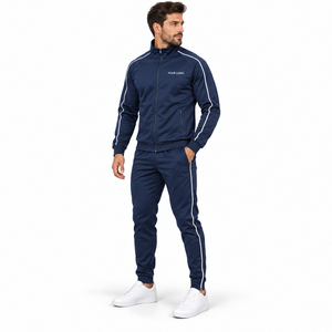 Chándal Deportivo Personalizable Midnight Core Unisex con Cremallera Completa, de Poliéster, para Equipos, con Opciones de Logotipo y Bolsillos Laterales - Product Image 2