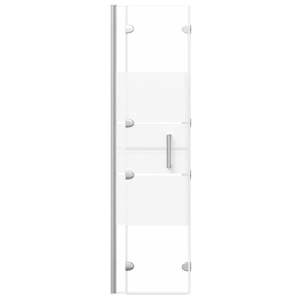 Mamparas de Ducha Plegables Blancas ESG de 39.4"x55.1" - Product Image 5