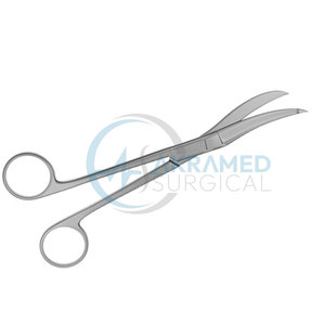 Ciseaux à tissus Waldmann 20 cm, instrument médical professionnel, ciseaux à tissus Waldmann 20 cm, usage hospitalier - Product Image 3