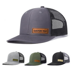 Gorras Personalizadas para Hombre y Mujer, Gorras de Béisbol con Parche de Cuero, Gorra Trucker Ajustable para Adultos - Product Image 3