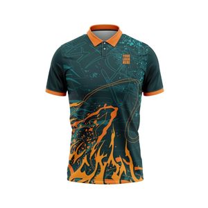 เสื้อคริกเก็ตพิมพ์ลายดีไซน์ทันสมัย คุณภาพสูง แห้งเร็ว ชุดทีมสำหรับฝึกซ้อม น้ำหนักเบา แขนสั้น - Product Image 4