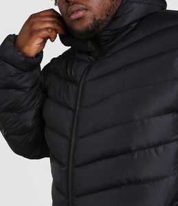 Customization OEM Clothing Manufacturer Men Winter Plus Size Waterproof <b>Down</b> Puffer Padded Jackets with Custom Logo - Product Image 2