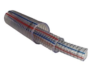 Durable 1-1/2 12 pouces PVC clair Tube haute pression fil d'acier renforcé écologique Non toxique de qualité alimentaire Flexima tuyau pour - Product Image 3