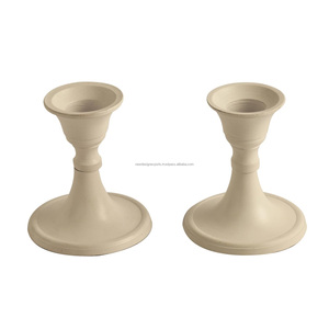 Bases de Velas de Lujo en Tonos Tierra para Arquitectura – Set de Decoración para Hoteles Boutique - Product Image 1
