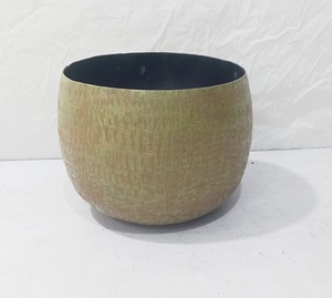 Round Metal Planter <b>Pot</b> Gradient Finish Decorative Indoor Outdoor Flower <b>Pot</b> Modern Metal Planter Bowl Garden Planter Home Decor - Product Image 3