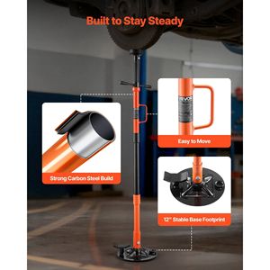 Supporto di sollevamento sottoscocca regolabile in altezza con capacità di 1 tonnellata (2204 libbre) e cuscinetti integrati per sollevatori auto - Product Image 4