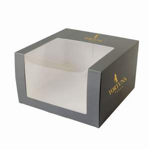 Großhandel benutzerdefiniertes Logo Geschenk Spielzeug Hut Verpackung Papierbox Baseball-Mütze-Schachtel mit klarem Fenster - Product Image 6