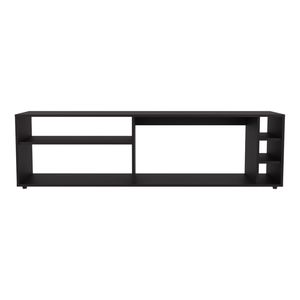 Mobile TV Suxta da 160 cm con Tre Ripiani Aperti, Tre Scomparti per Bottiglie e Gestione Cavi, Ideale per Soggiorno o Sala TV - Product Image 5