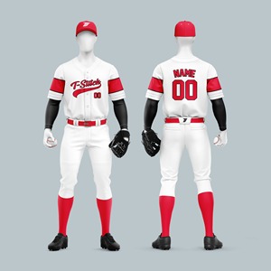 Nueva Llegada, Uniforme de Béisbol para Hombre, de Alta Calidad, Transpirable, 100% Poliéster, Manga Corta, Estampado Técnico, Último Modelo - Product Image 4