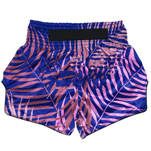 Pantalones Cortos de MMA para Hombre, Color Morado con Rayas de Tigre Negro, Corte Regular, Secado Rápido, Poliéster, Ropa de Artes Marciales Mixtas, Talla Adulto - Product Image 5