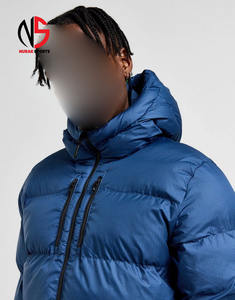 Chaqueta Acolchada con Cierre para Hombre, Personalizada con Logotipo OEM, Tejido Transpirable de Secado Rápido, Chaqueta Casual de Invierno 2026 - Product Image 5