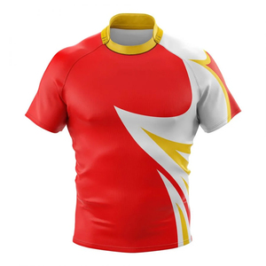 Camisetas de Voleibol Transpirables con Diseño Personalizado, Impresión por Sublimación, Absorción de Humedad, Protección UV Antibacteriana para Escuelas Unisex - Product Image 1