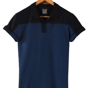 Camiseta de Golf Personalizada con Logotipo, 100% Algodón, de Alta Calidad, para Hombre, Cuello de Punto Vintage, Lisa, Teñida, con Bolsillo - Product Image 5