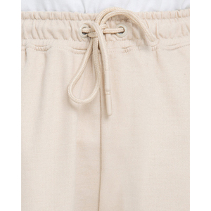 Women's Beige Harem Pants Mid <b>Waist</b> Drawstring Loose Fit Ankle-Length Solid Color Casual Spring Wear Knitted Cotton - Product Image 6