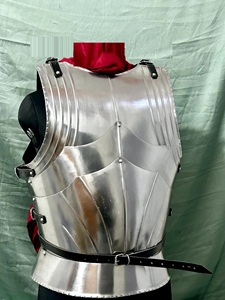 Armadura Antigua, Pechera de Caballero, Nueva, Acero 20GA, Conjunto de Chaqueta Templaria Medieval para la Parte Superior del Cuerpo, con Grabado y Estampado para Cosplay - Product Image 4
