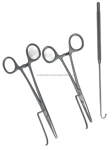 Pinza Ovárica Veterinaria WPS de Acero Inoxidable, Kit Quirúrgico Manual para Esterilización de Perros y Gatos, Ovariectomía, Esterilización Animal - Product Image 6