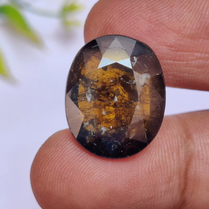 Piedra Preciosa de Turmalina Natural, Corte Ovalado, Piedra Suelta - Product Image 1