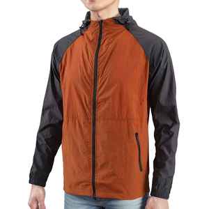 Custom Designed <b>Lightweight</b> <b>Men's</b> Windbreaker <b>Jacket</b> Breathable Winter Hooded Collar with Front Logo Position Windbreaker <b>Jacket</b> - Product Image 2